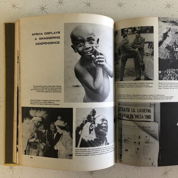 Year-1966 Events of 1965 - Rare Encyclopedia Yearbook - Picture 8 of 11